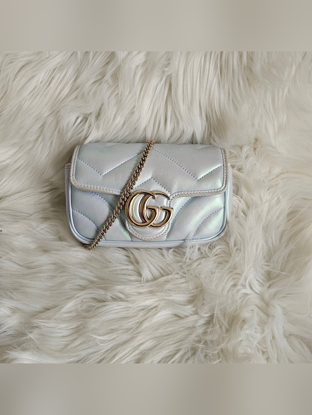 🩵 Gucci Super Mini Marmont 🩵 - Picture 4 of 14